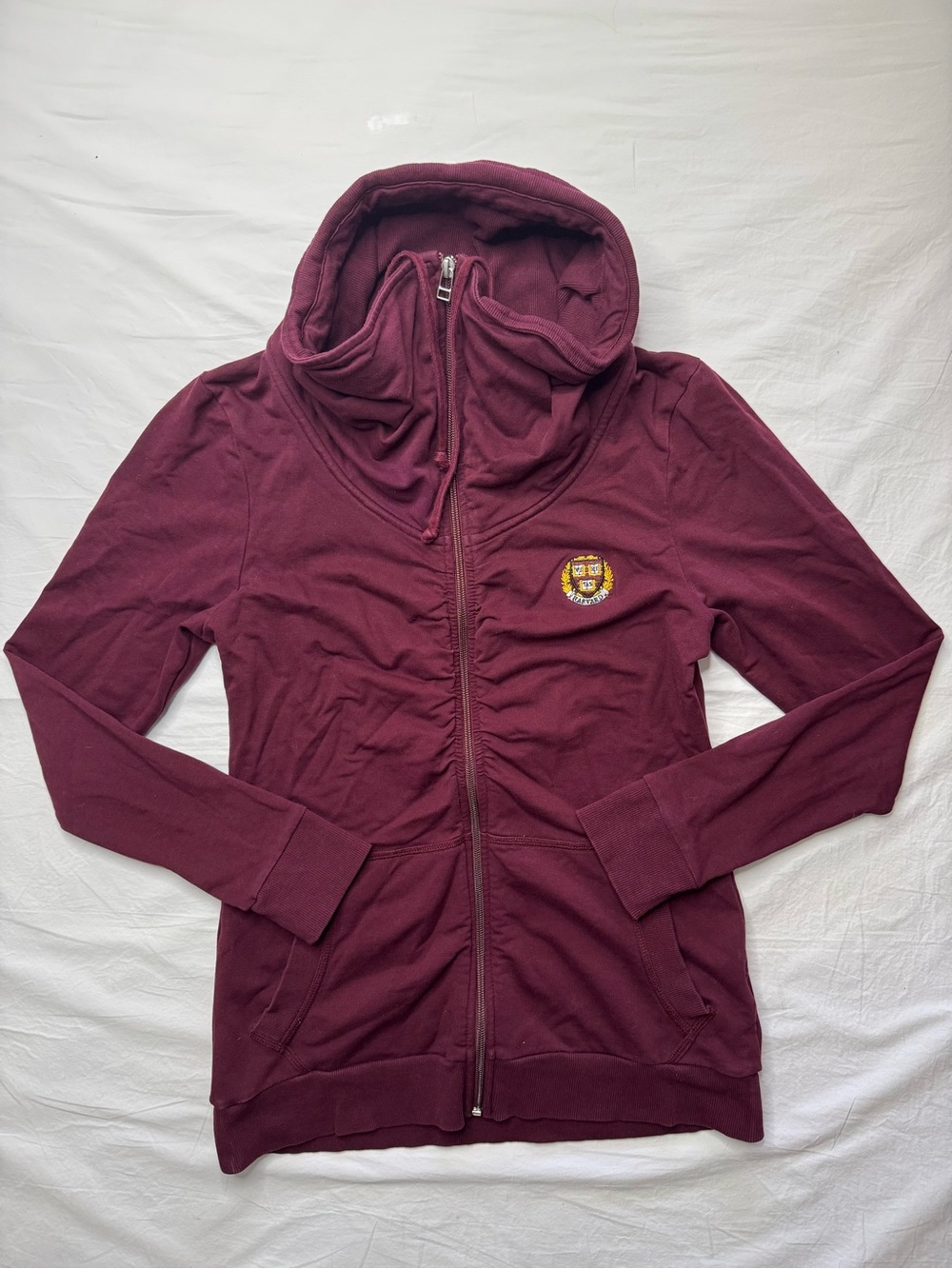 Harvard Women’s Maroon Zip-Up Hoodie Jacket